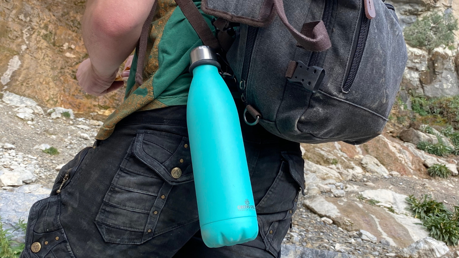 greens steel stainless steel water bottle