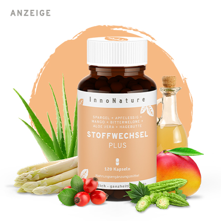 InnoNature natürliche Stoffwechsel Plus Kapseln