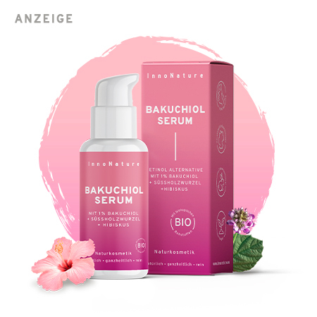 InnoNature Bakuchiol Serum, die pflanzliche Retinol Alternative.