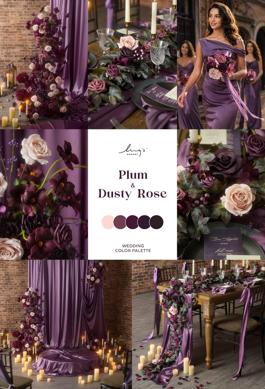 Plum Velvet Wedding