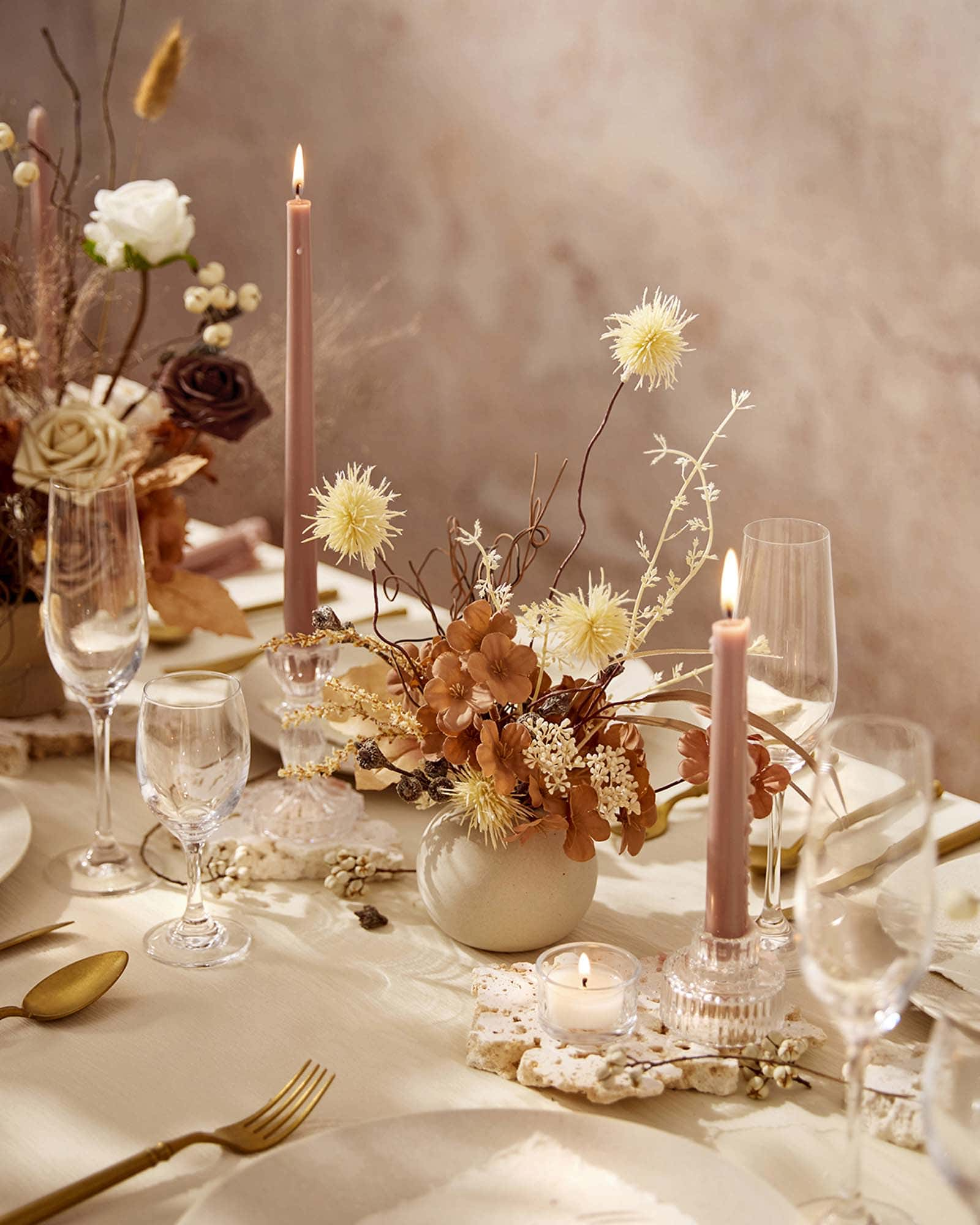 DIY Designer Flower Boxes in Warmth & Walnut Romance Wedding | Clearance