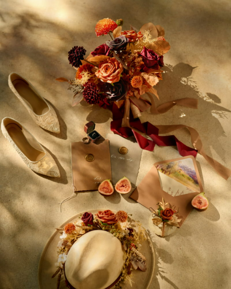 Autumn Burgundy Wedding