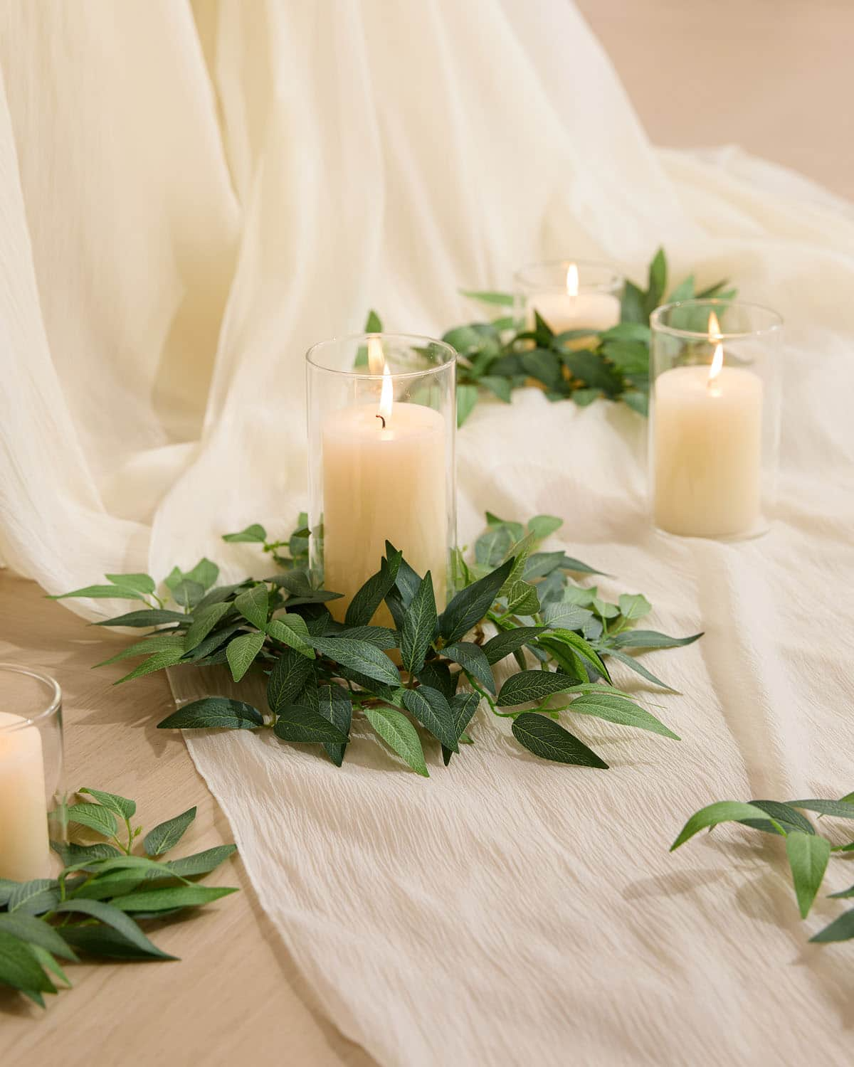 2.3ft Laurel Leaves Vines - 6PCS