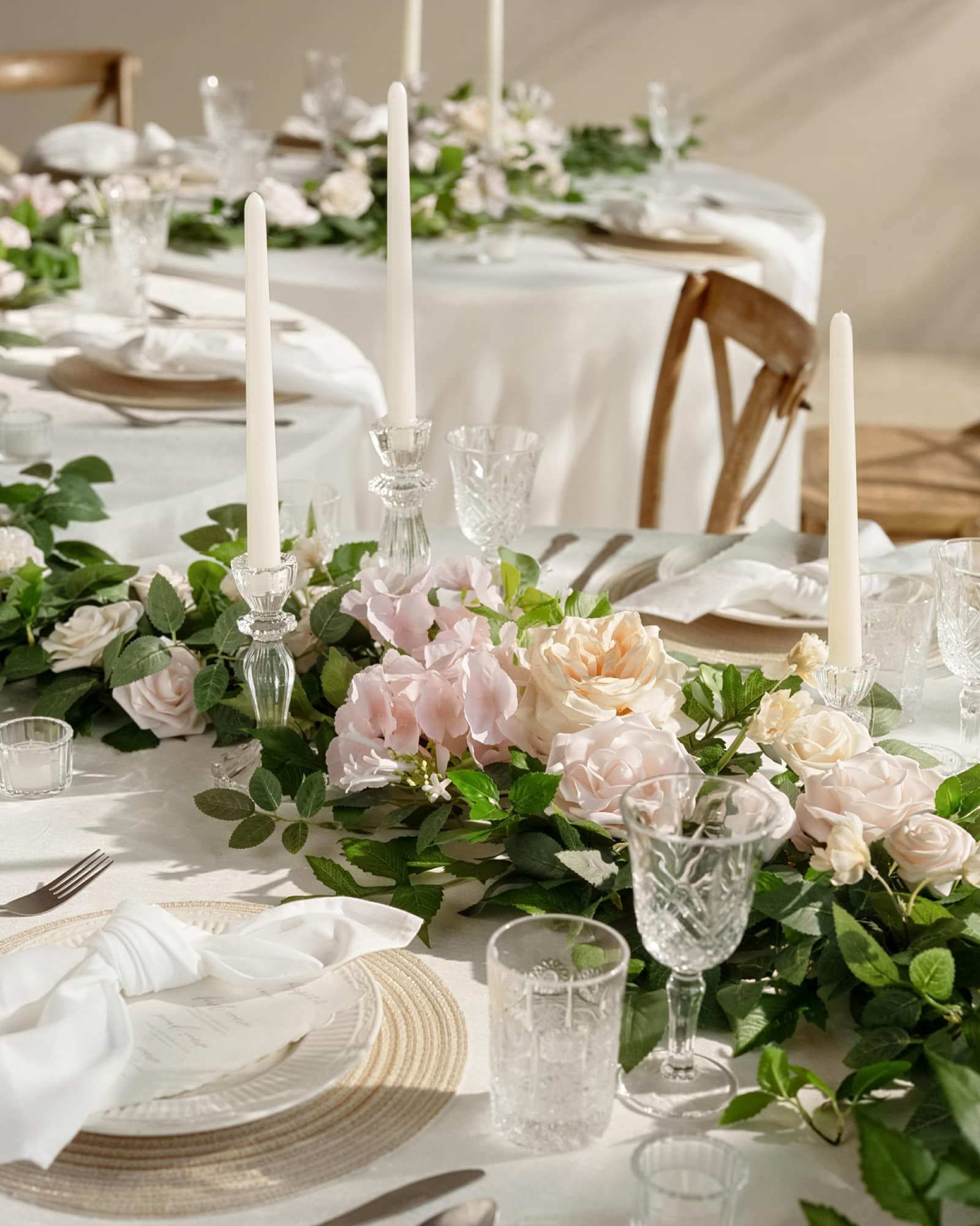 Hydrangeas with Stem - White