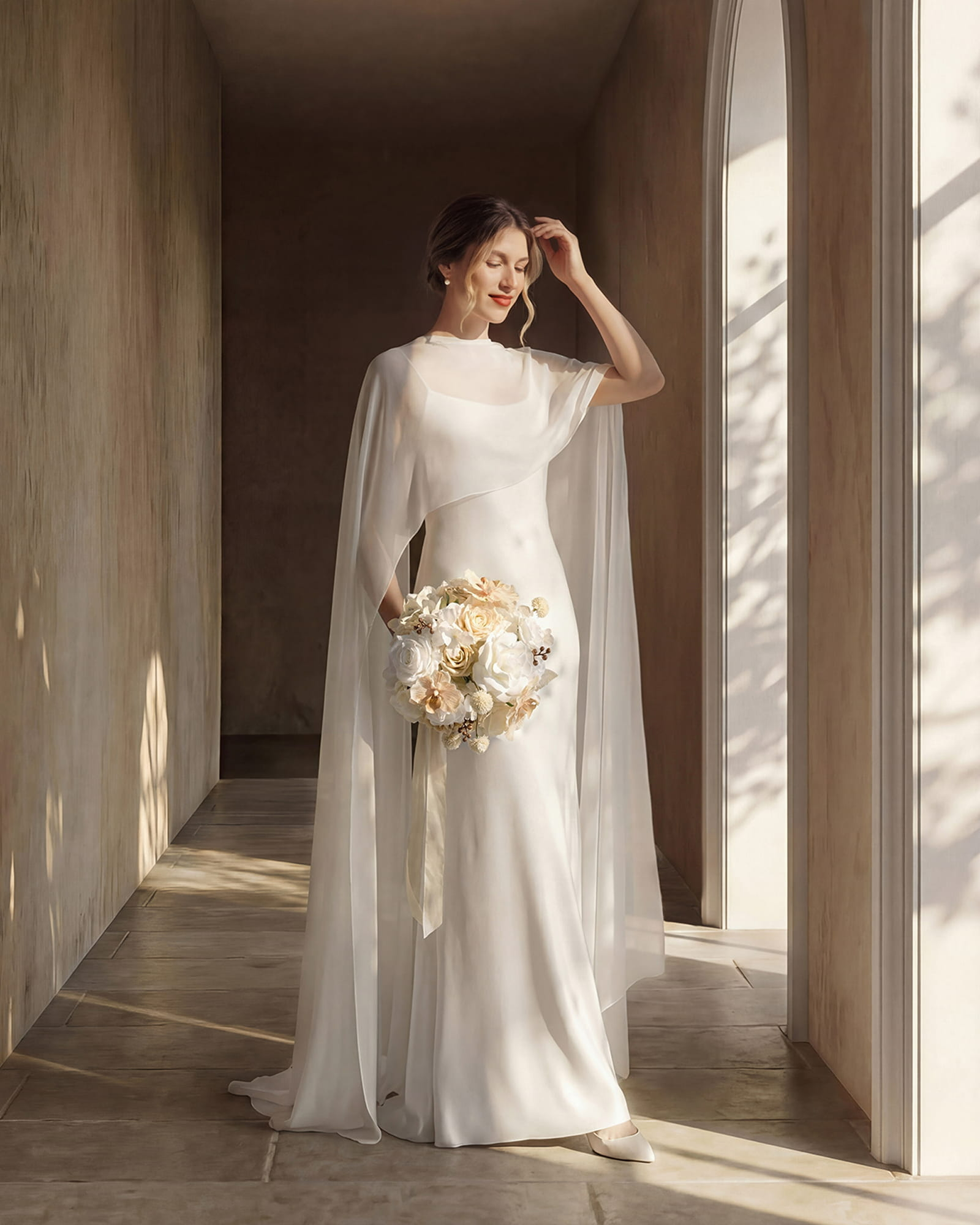 Tawny Sand Beige Bouquet