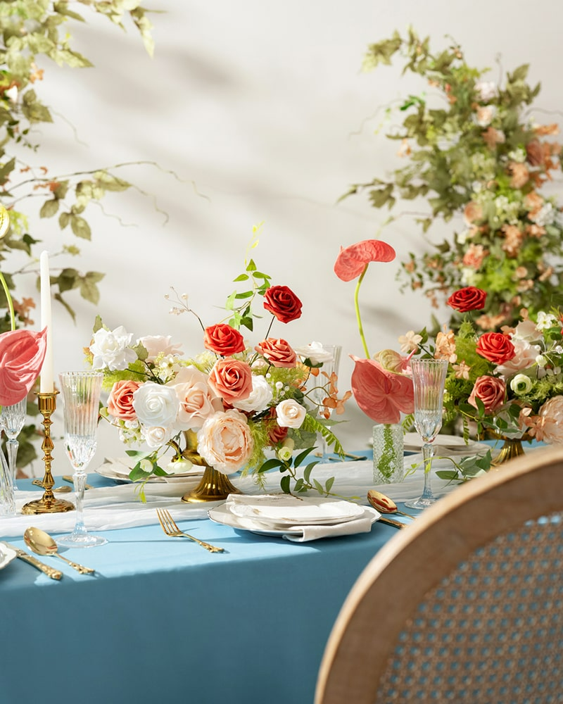 DIY Designer Flower Boxes in Garden Blush