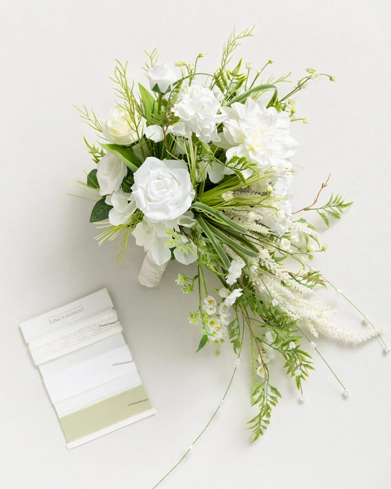 May Lily & Olive Bridal Bouquet