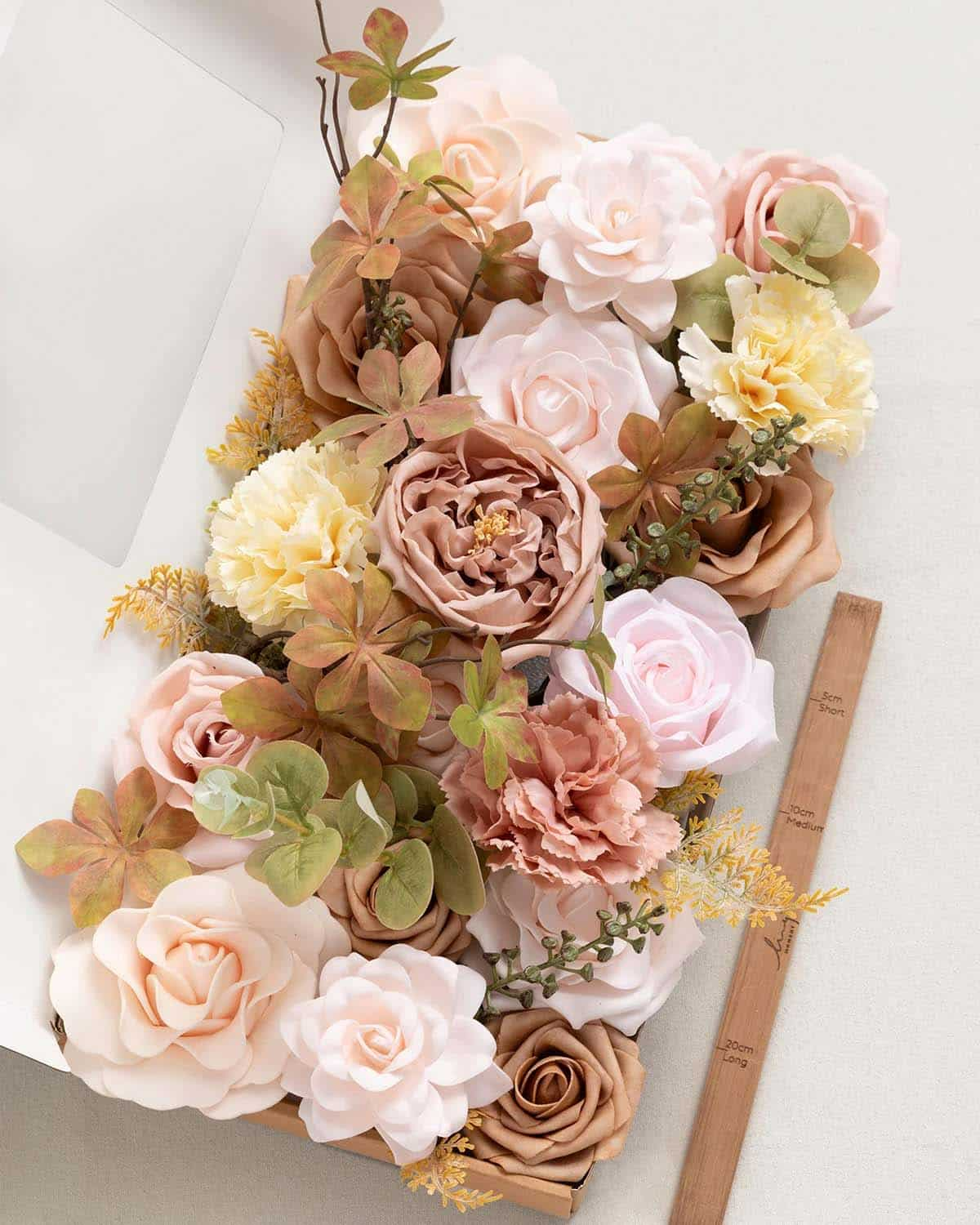 DIY Designer Flower Box in Soft Blush Country
