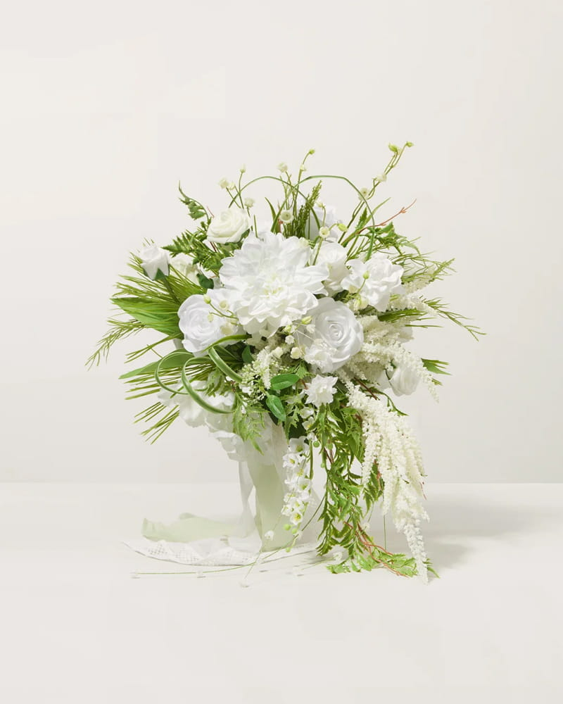 May Lily & Olive Bridal Bouquet