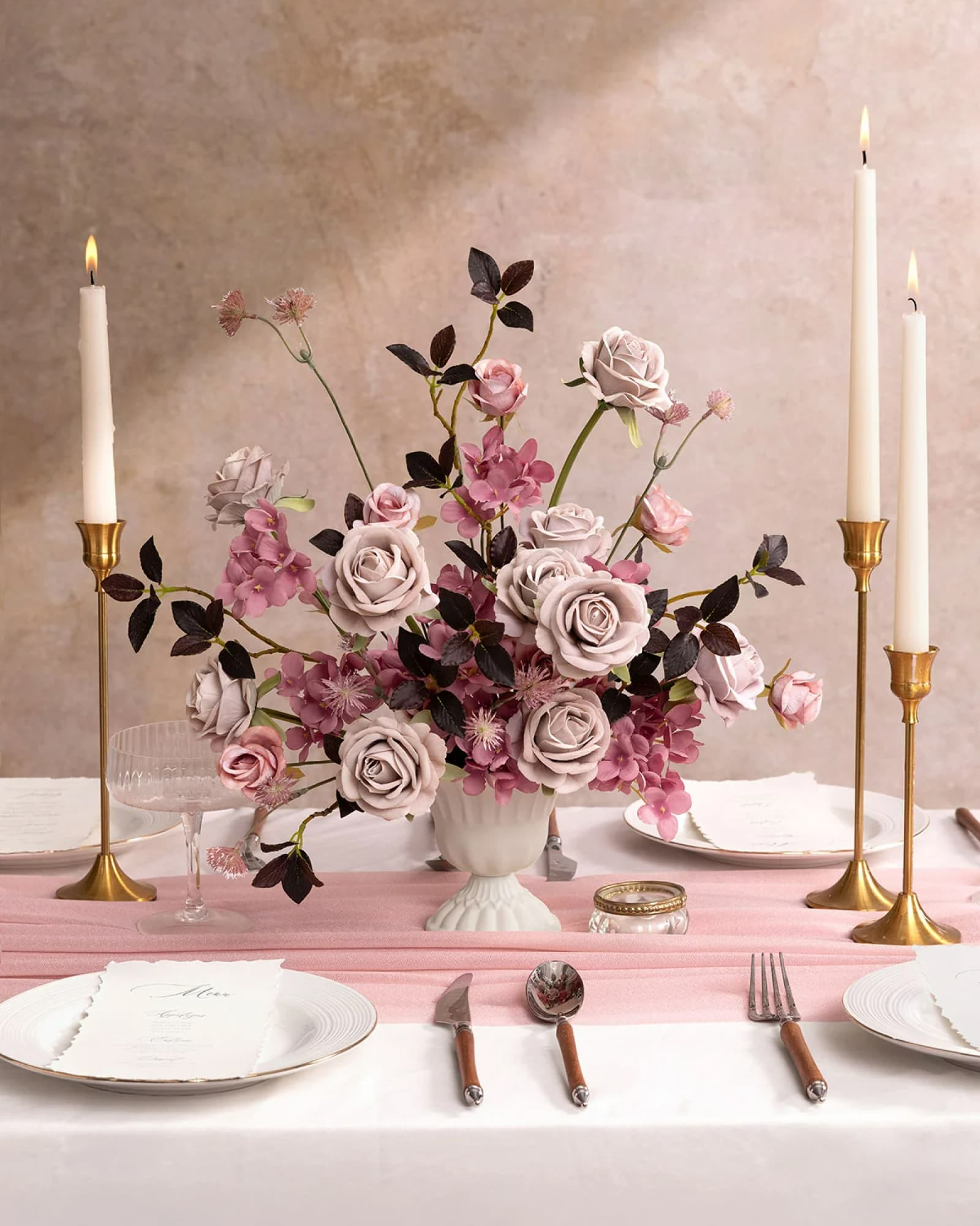 Dusty Rose & Mauve Roses