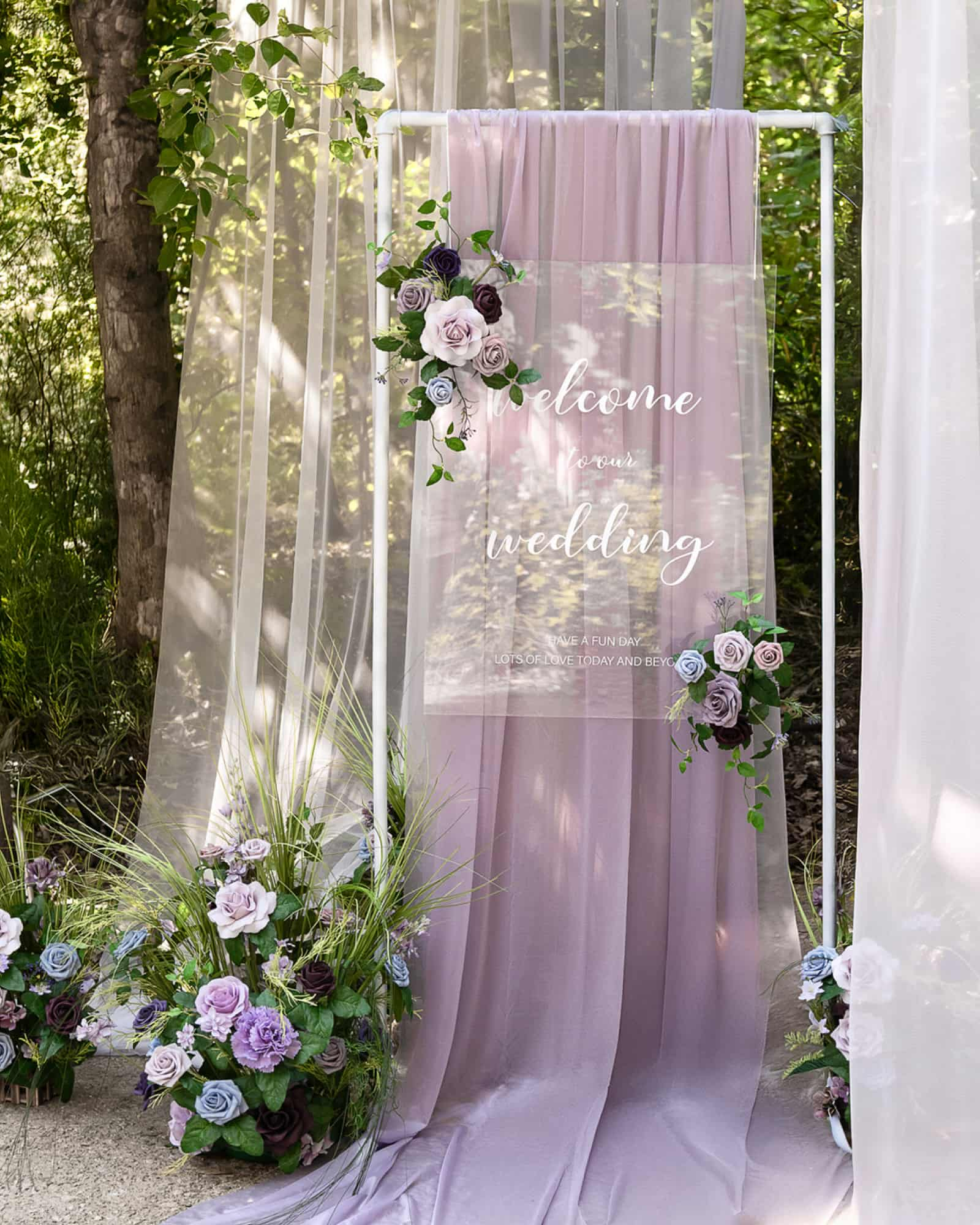 Flower Box in Ethereal Purple Dream