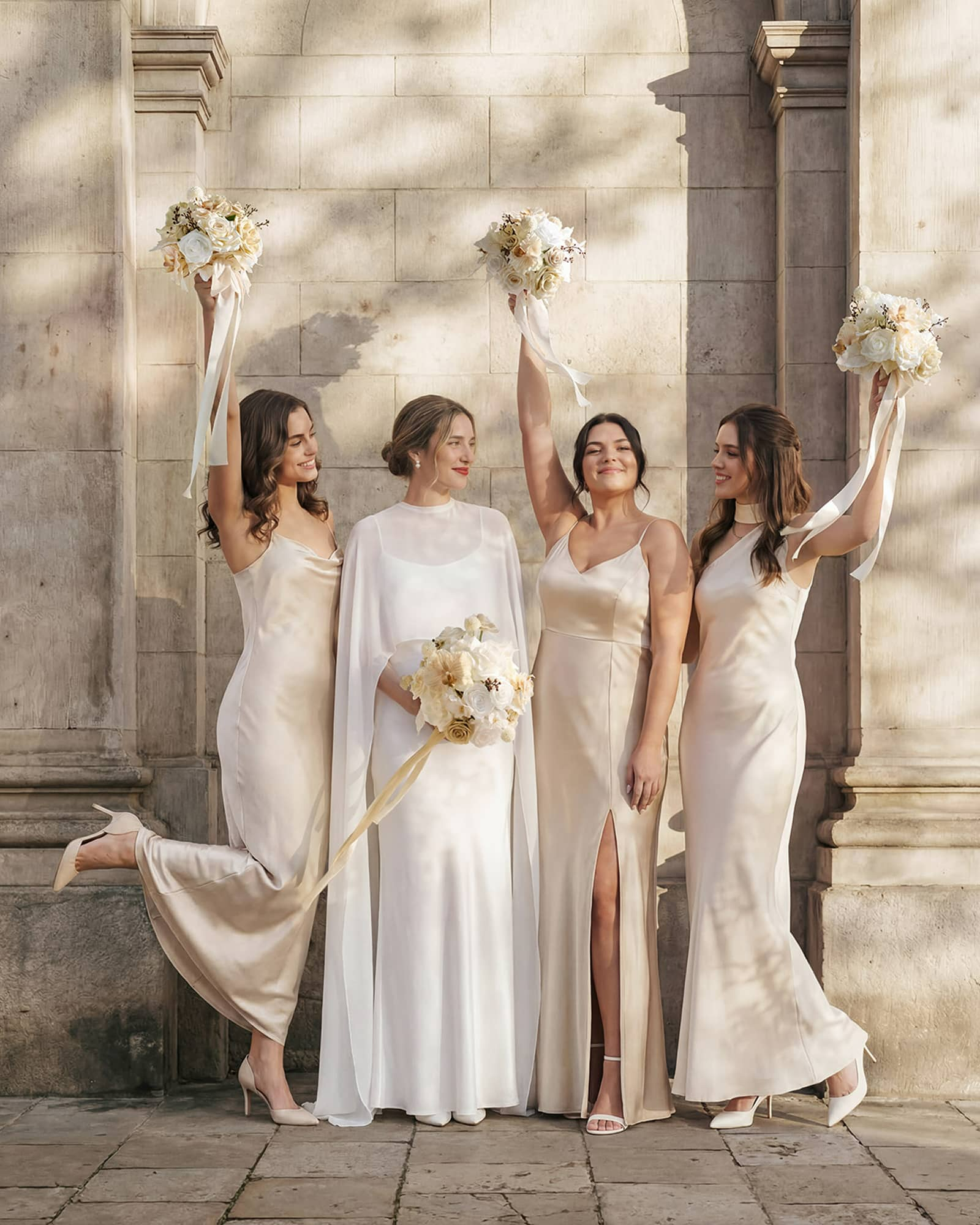 Tawny & Sand Beige Bouquets