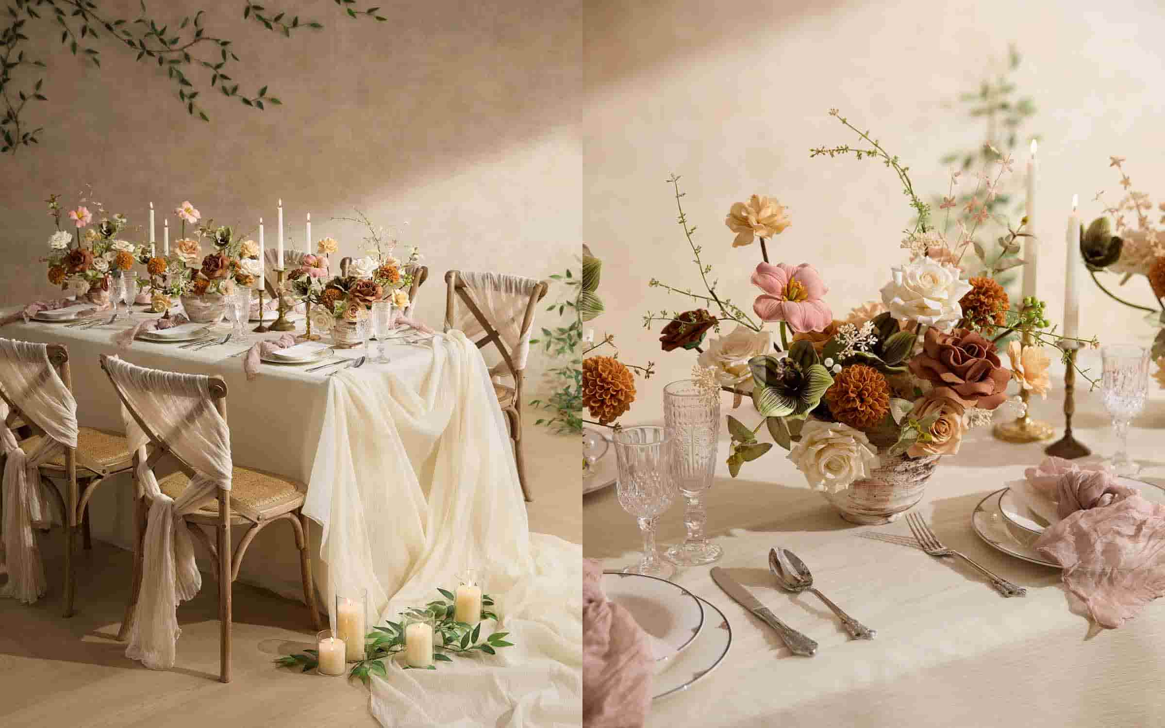 DIY Designer Flower Boxes in Sunny Peach & Apricot