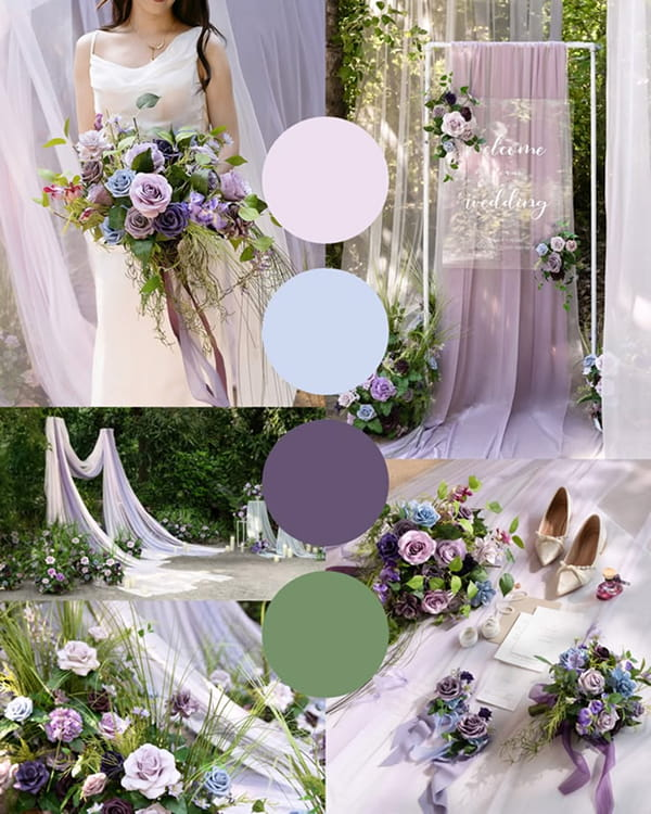 Ethereal Purple Wedding