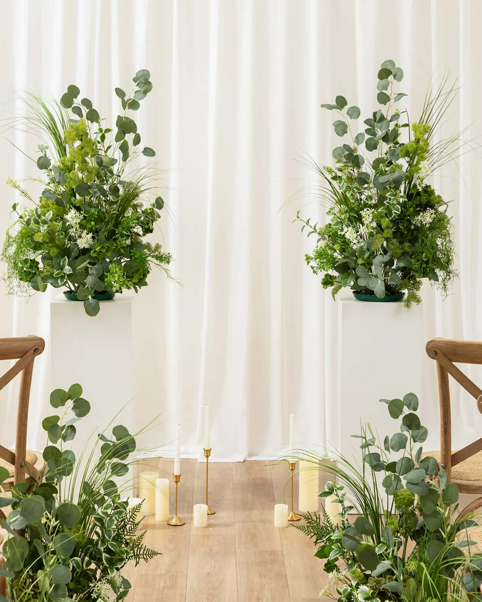 Sage Green Altar Standing Florals