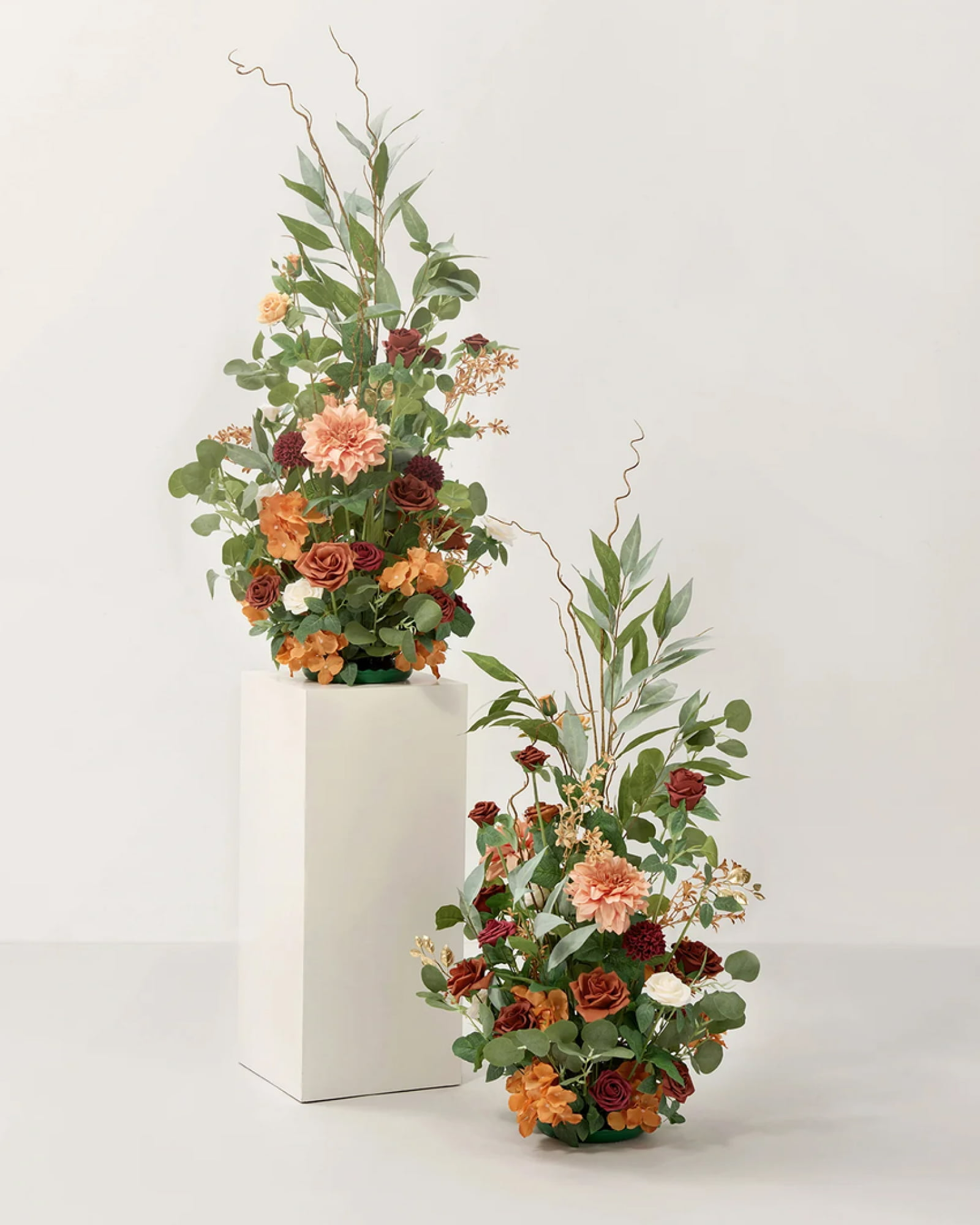 Free-Standing Flowers in Sunset Terracotta