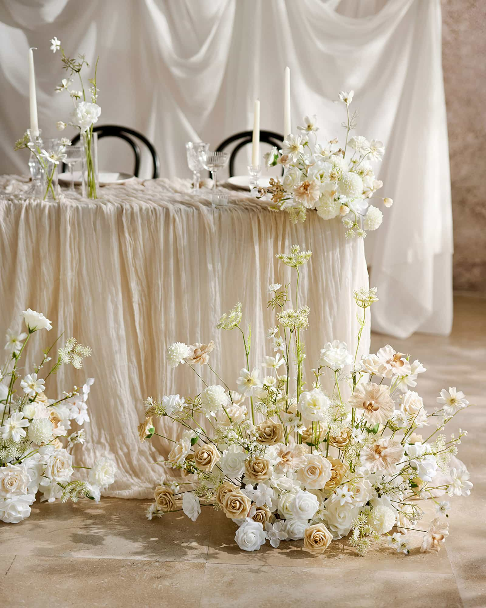 White & Green Aisle Flower