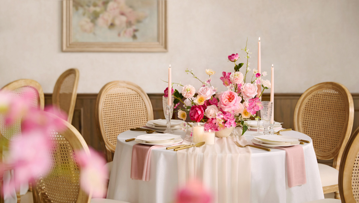 Urban Berry & Powder Pink Wedding