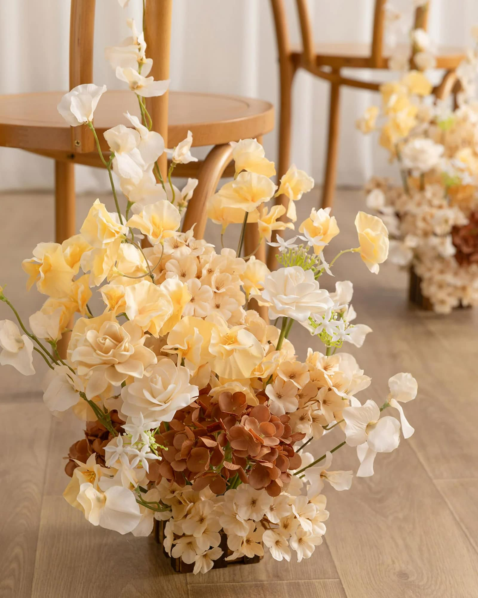 Butter Yellow Sweet Pea with Stem