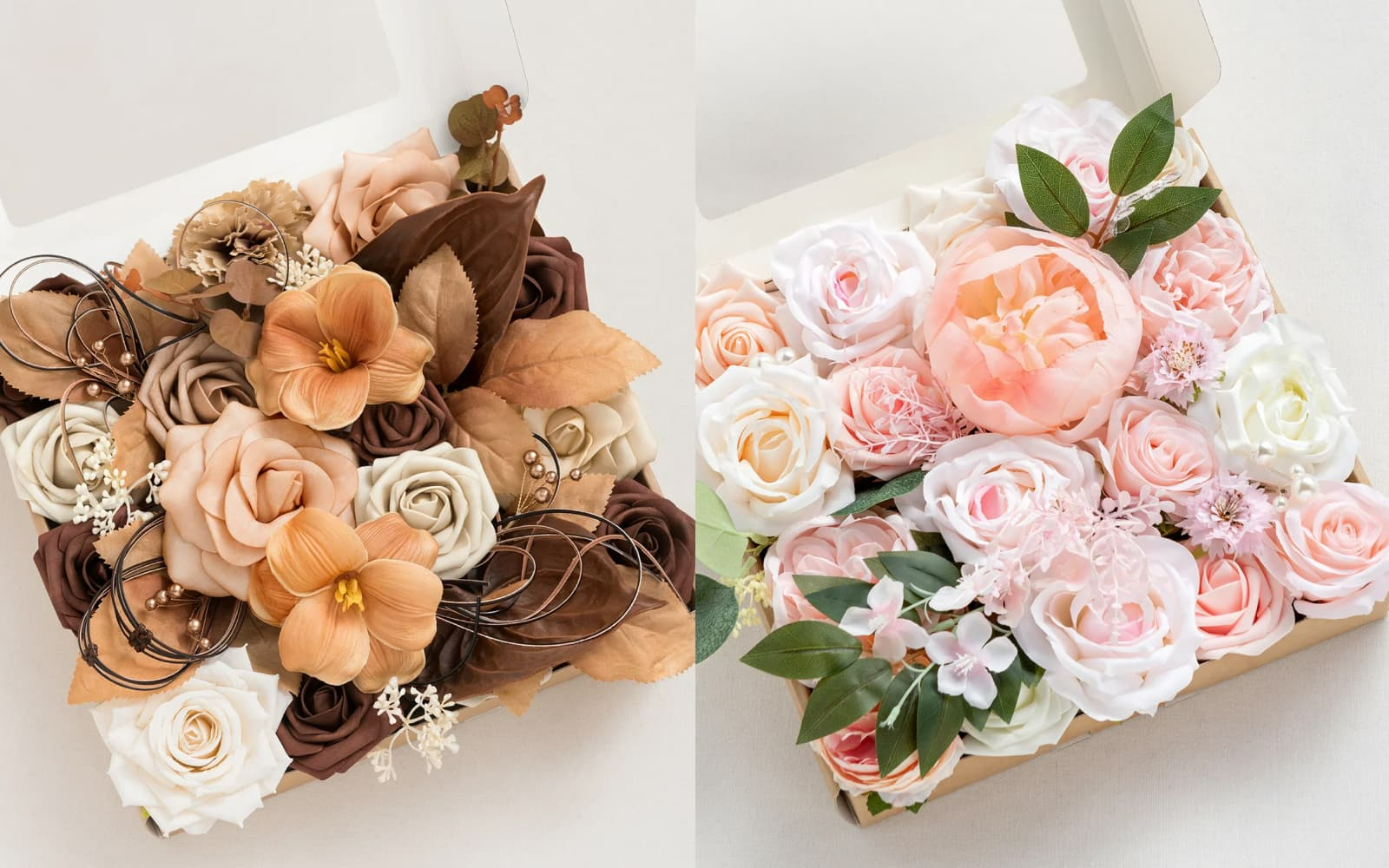 DIY Designer Flower Boxes in Rust & Sepia