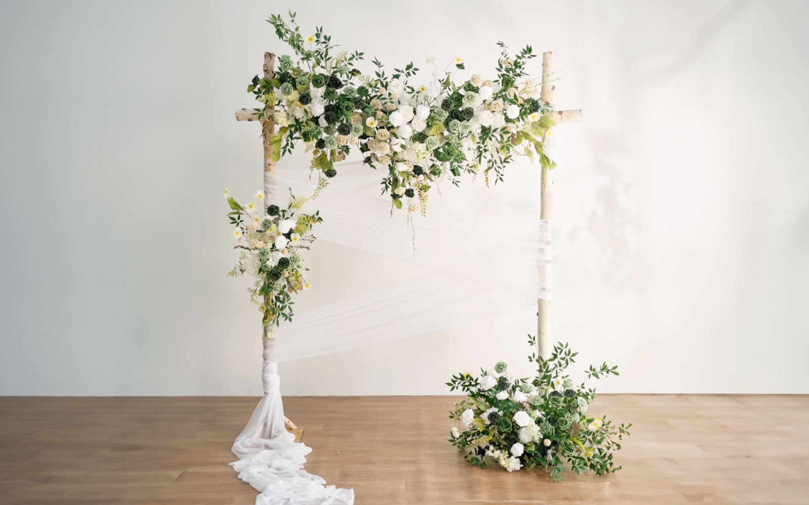 Natural White & Ivory Designer Flower Boxes