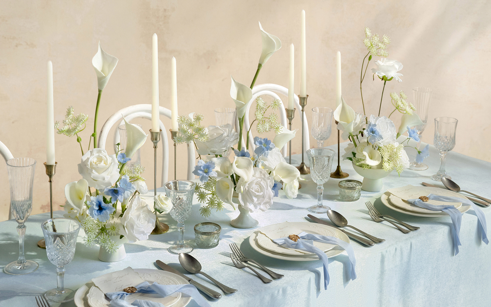 DIY Kits For Centerpieces in Blue Colors