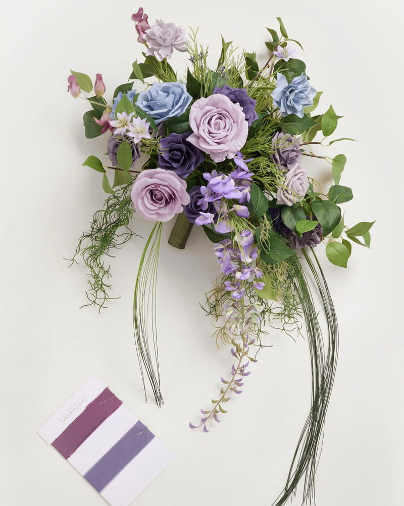 Ethereal Purple Dream Bridal Bouquet