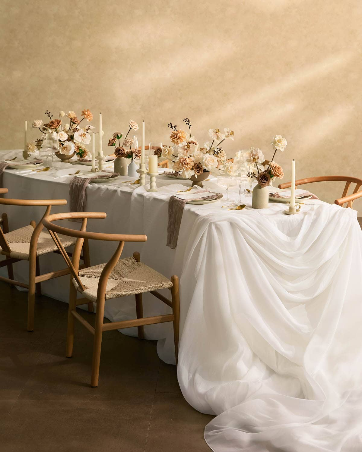 Wedding Backdrop Curtains in White