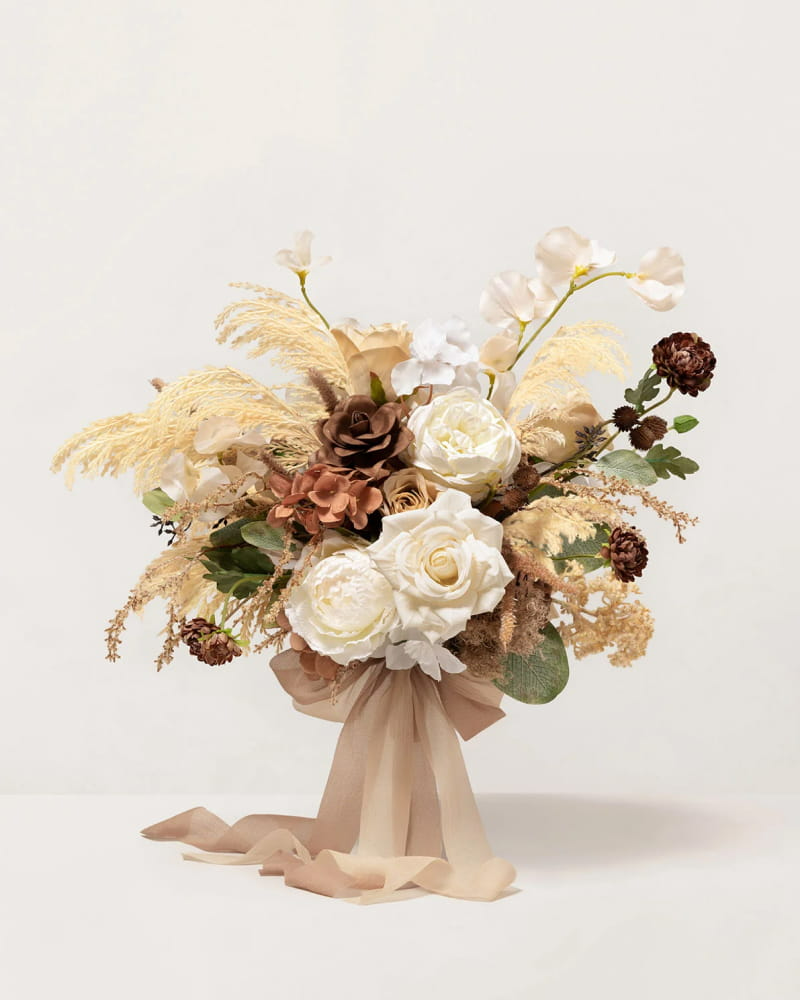 Brown & Beige Bridal Bouquet