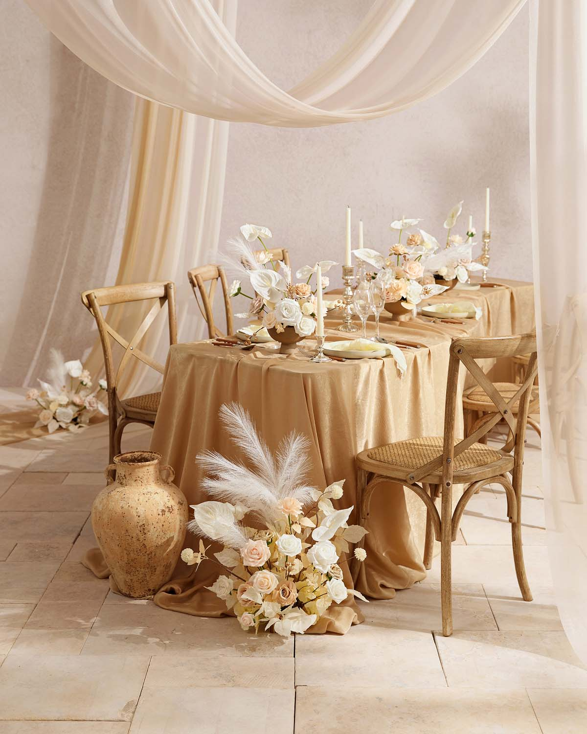 DIY Designer Flower Box in Modern Boho Elegance Wedding