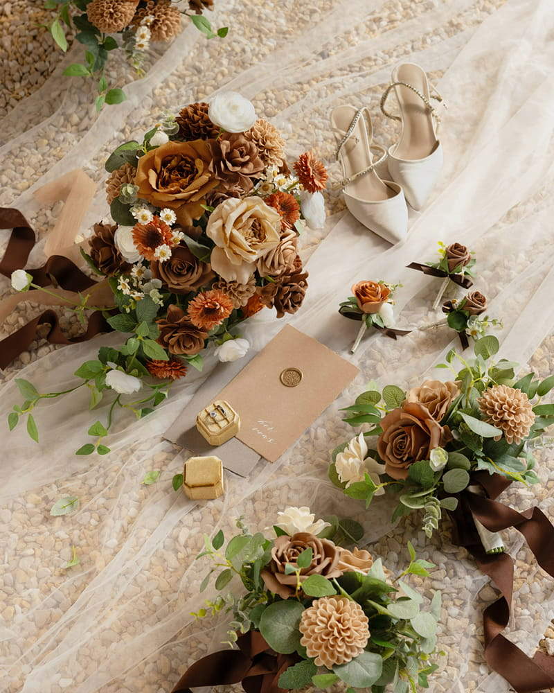 Golden Earth Romance Wedding