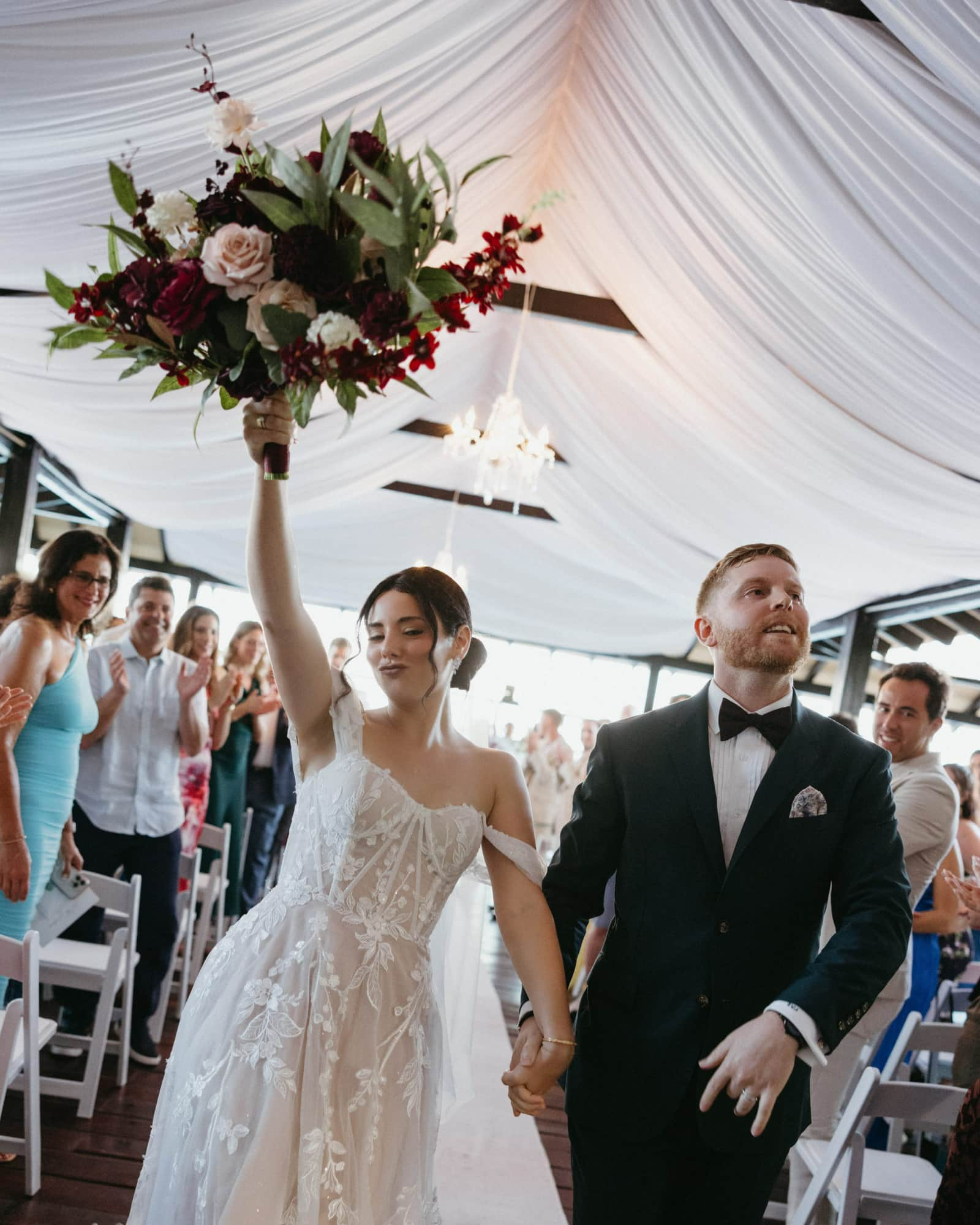Bridal Bouquet in Romantic Marsala
