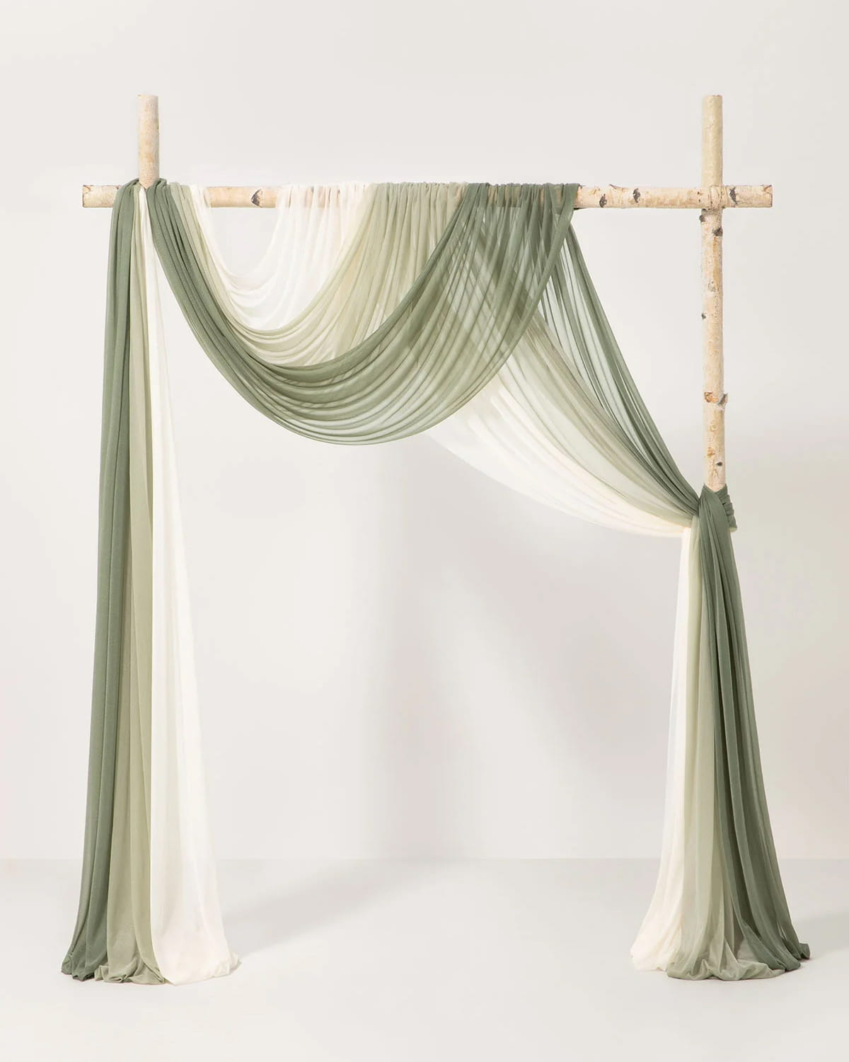 Sheer Wedding Arch Draping 30" w x 20ft - Ombre Colors