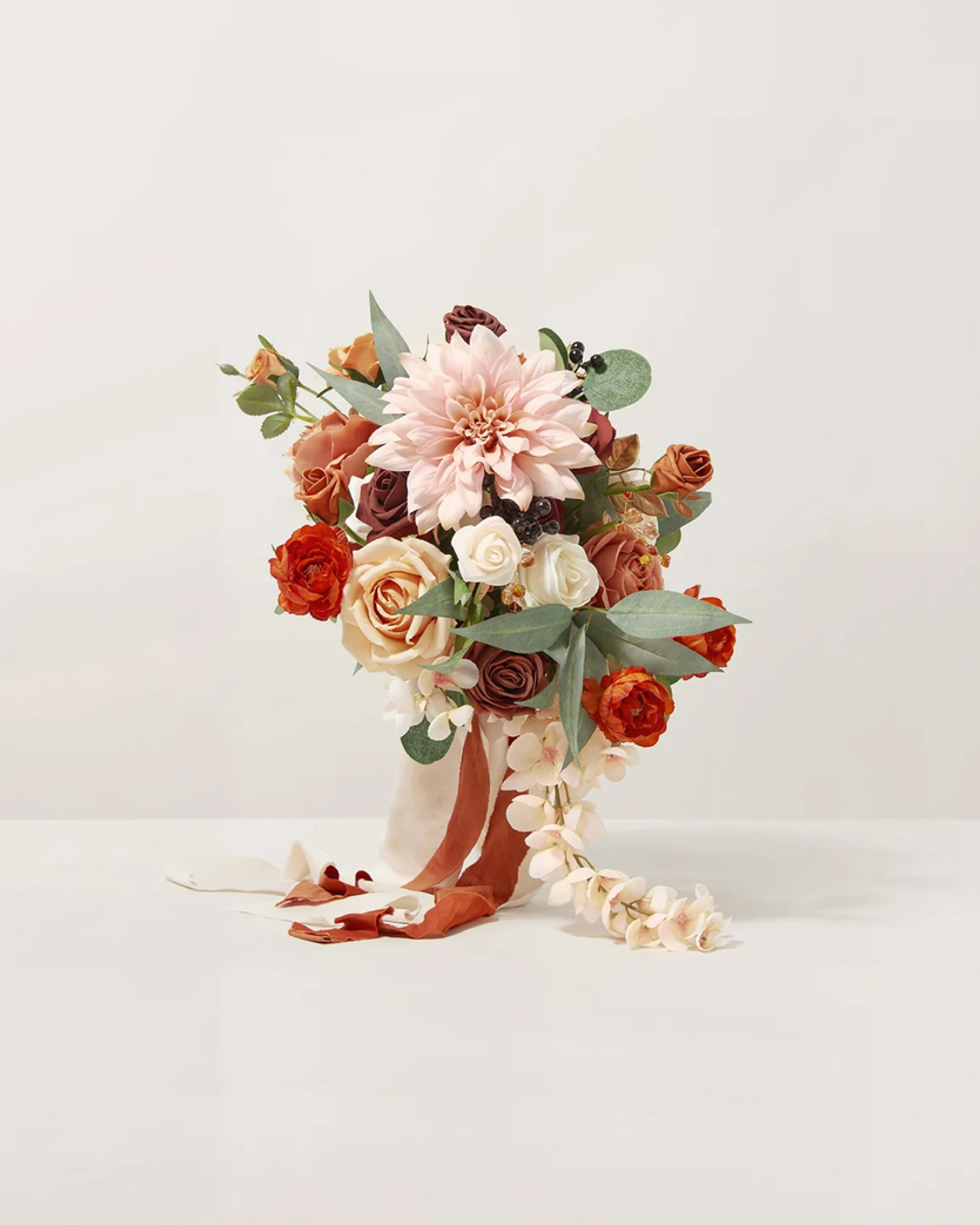 Bridal Bouquet in Sunset Terracotta