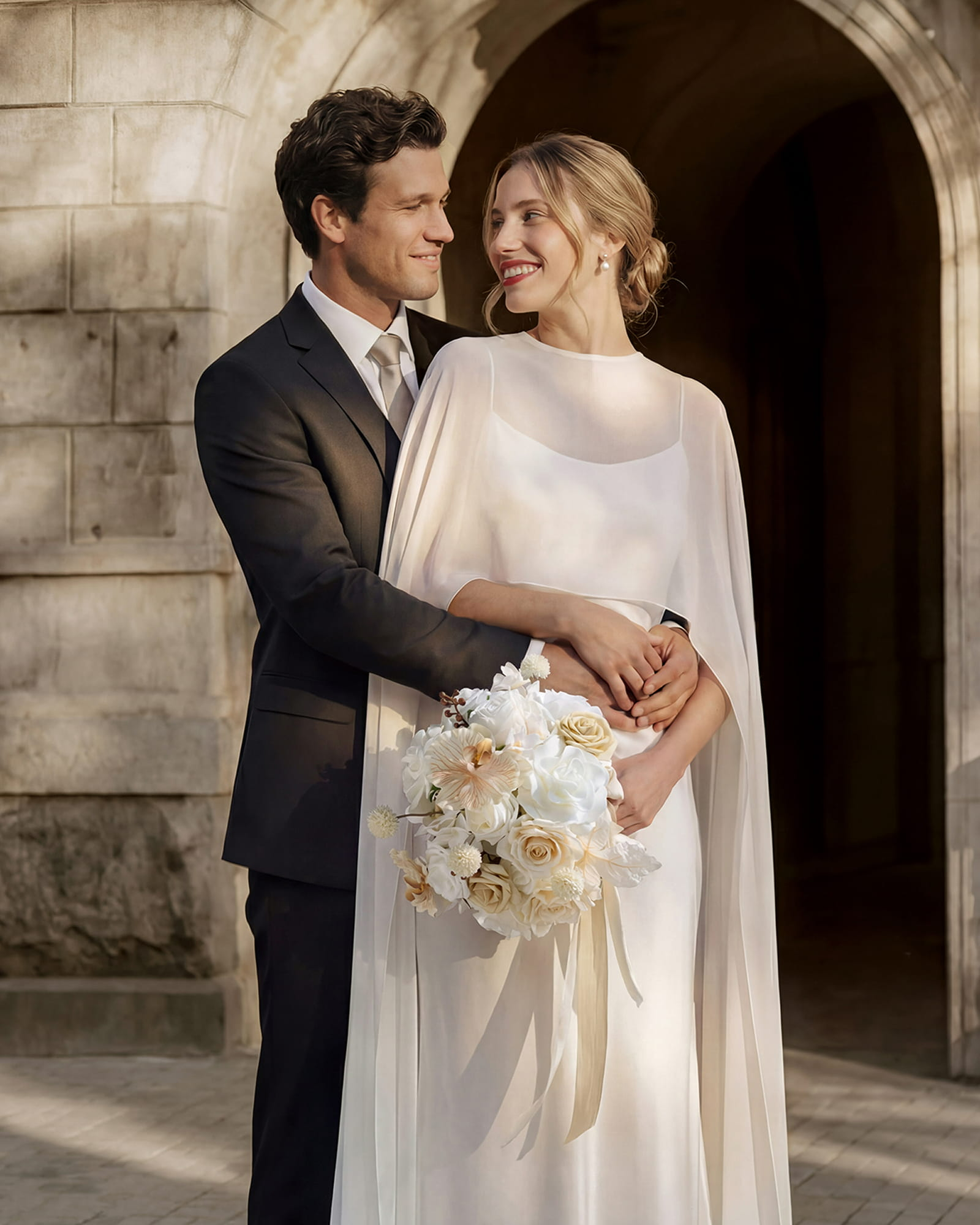 Tawny Sand Beige Bouquet