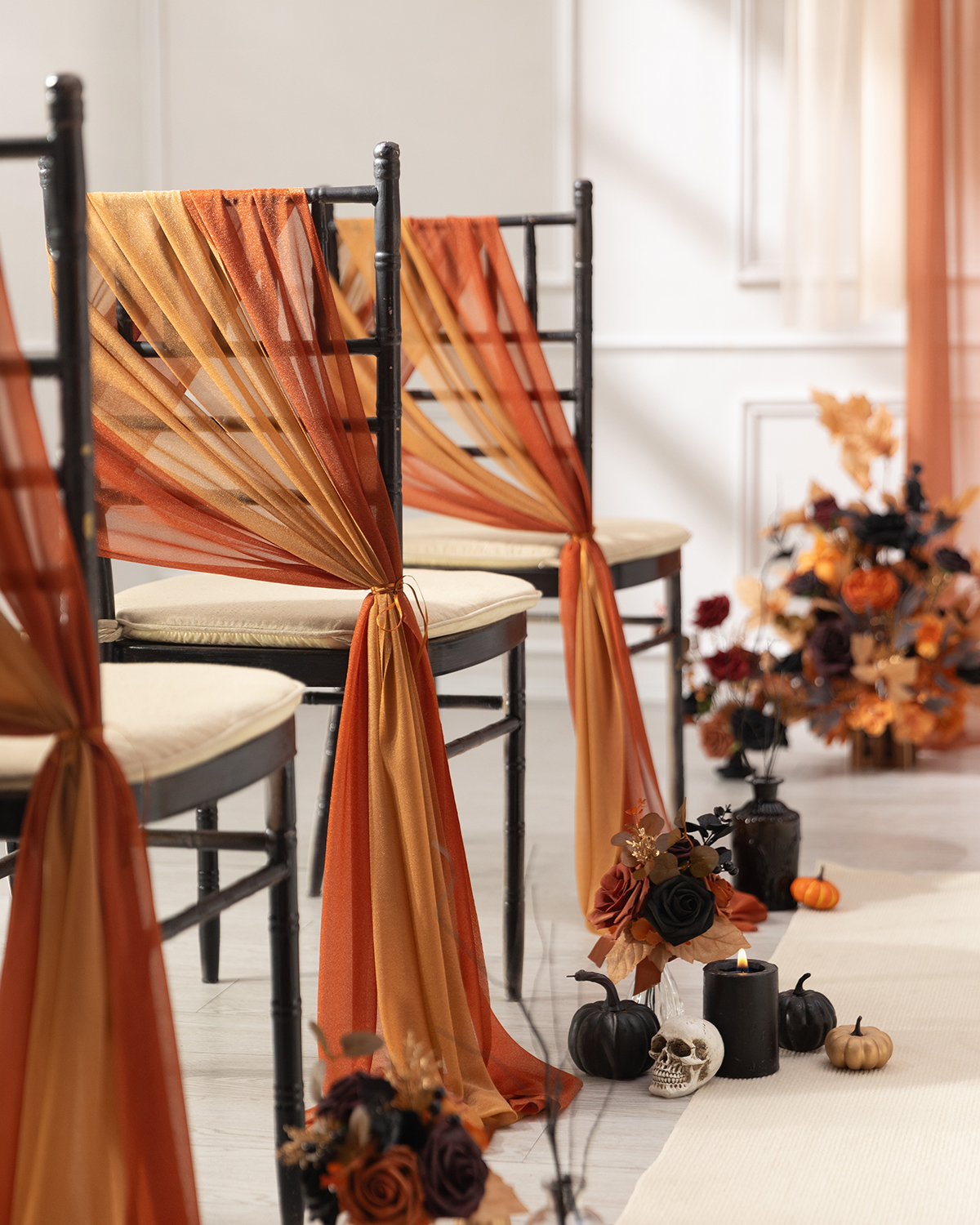 Aisle & Chair Decor Set in Sunset Terracotta