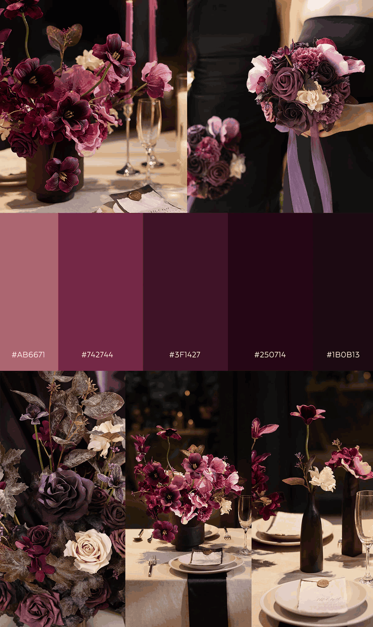 Plum Velvet Wedding