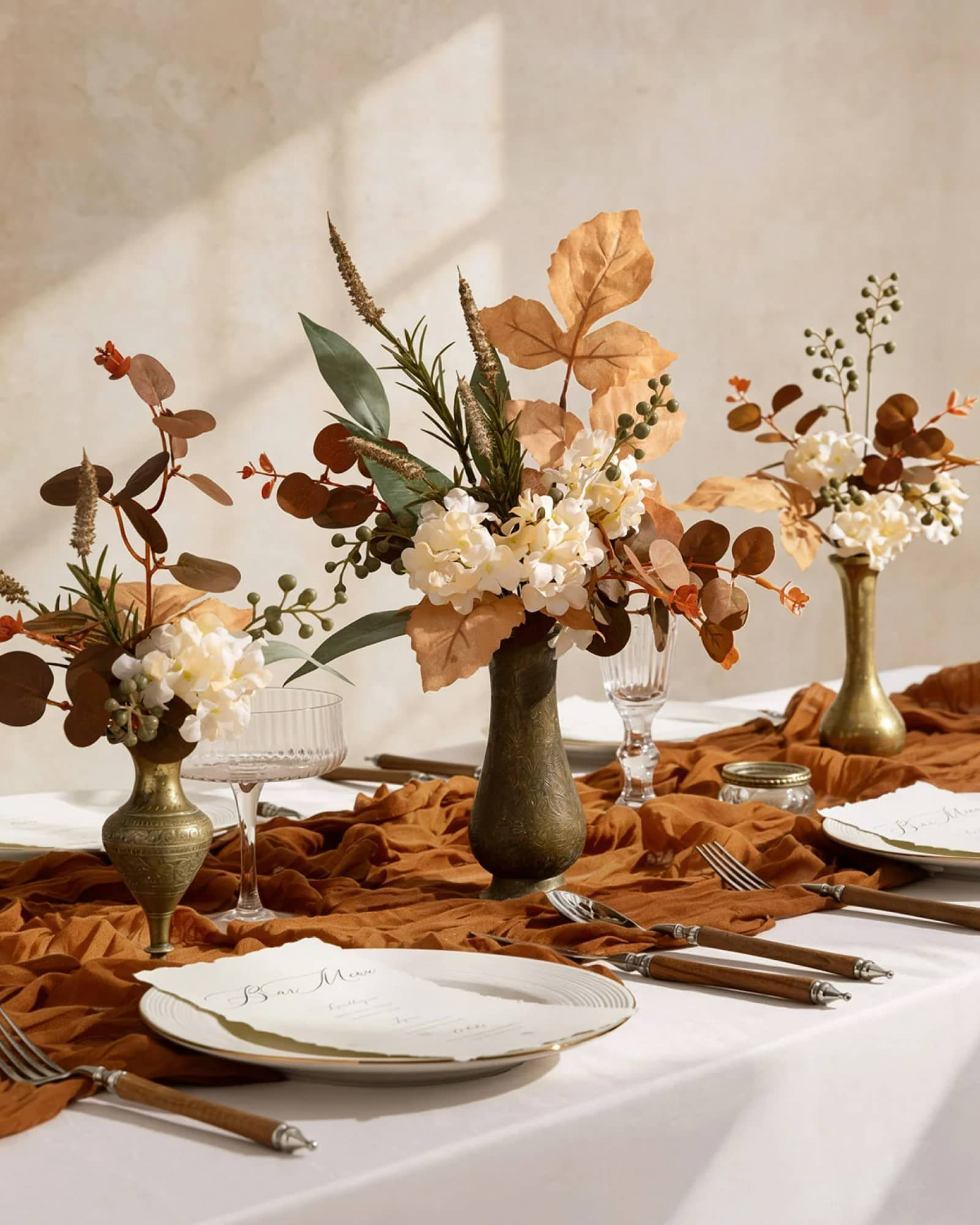 Hydrangeas with Stem - White