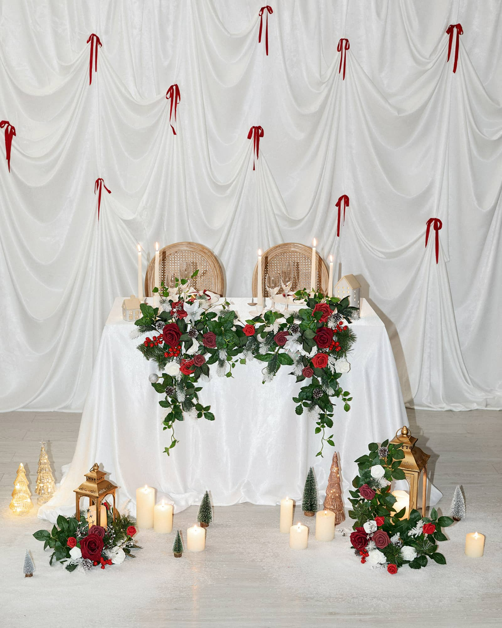 18 ft Matte Satin Ribbons in Carmine