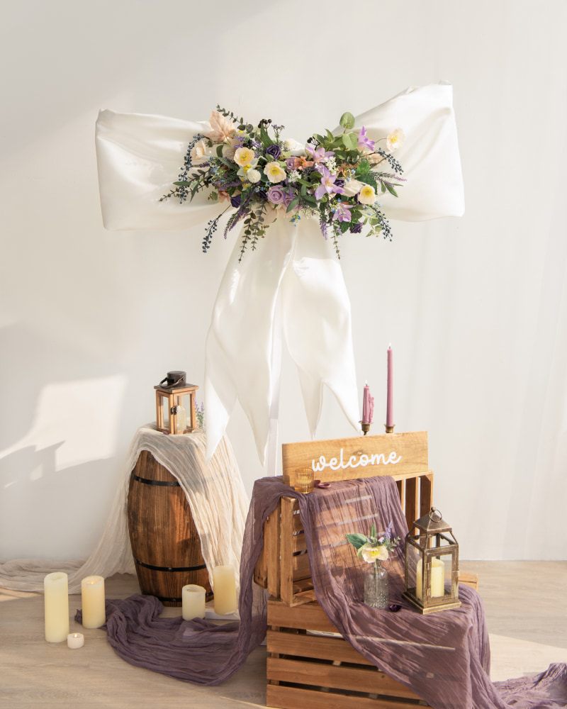 DIY Designer Flower Box in French Lavender & Plum