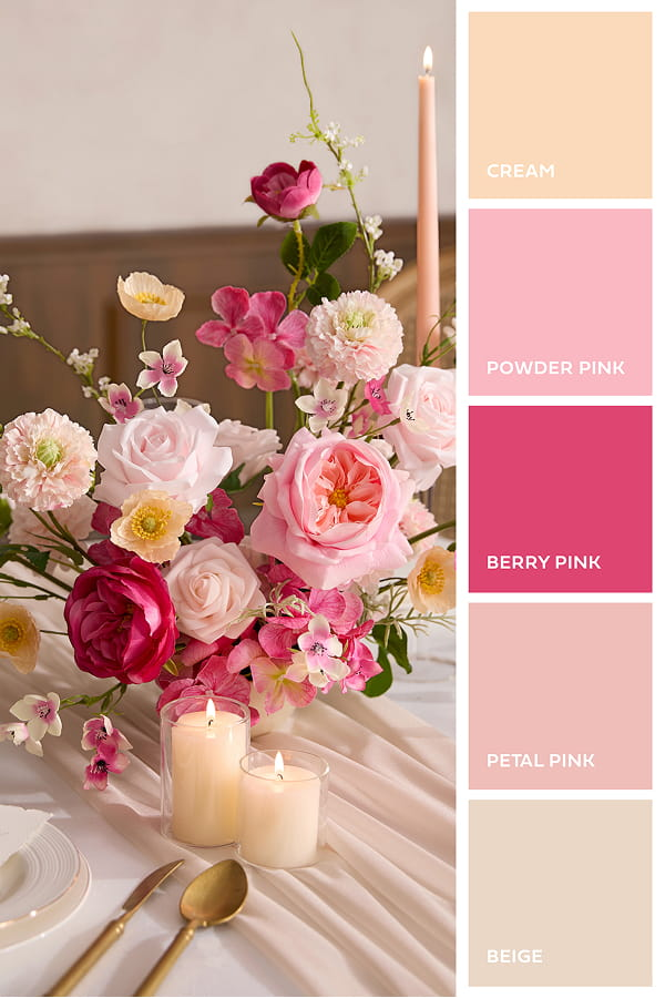 Berry & Pink Wedding