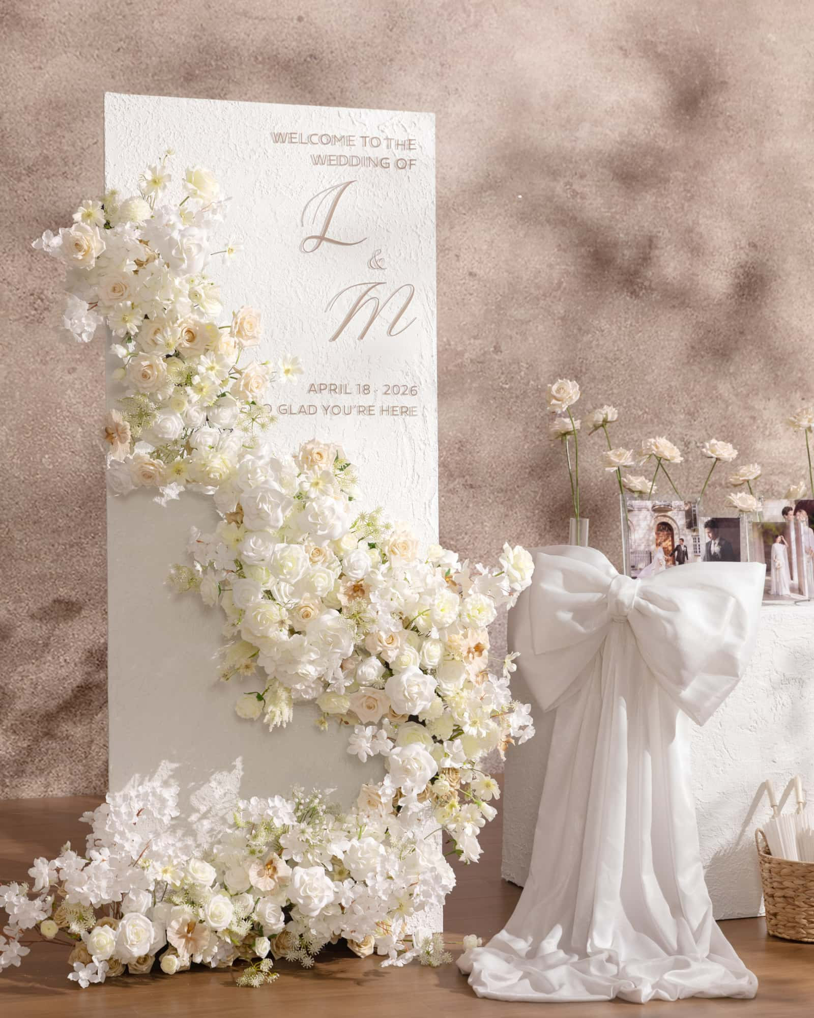 Hydrangeas with Stem - White
