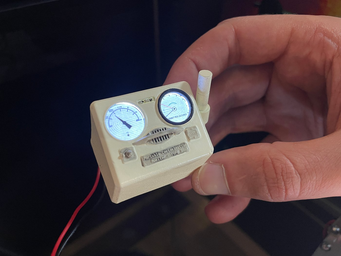 James Bond Pinball Geiger Counter