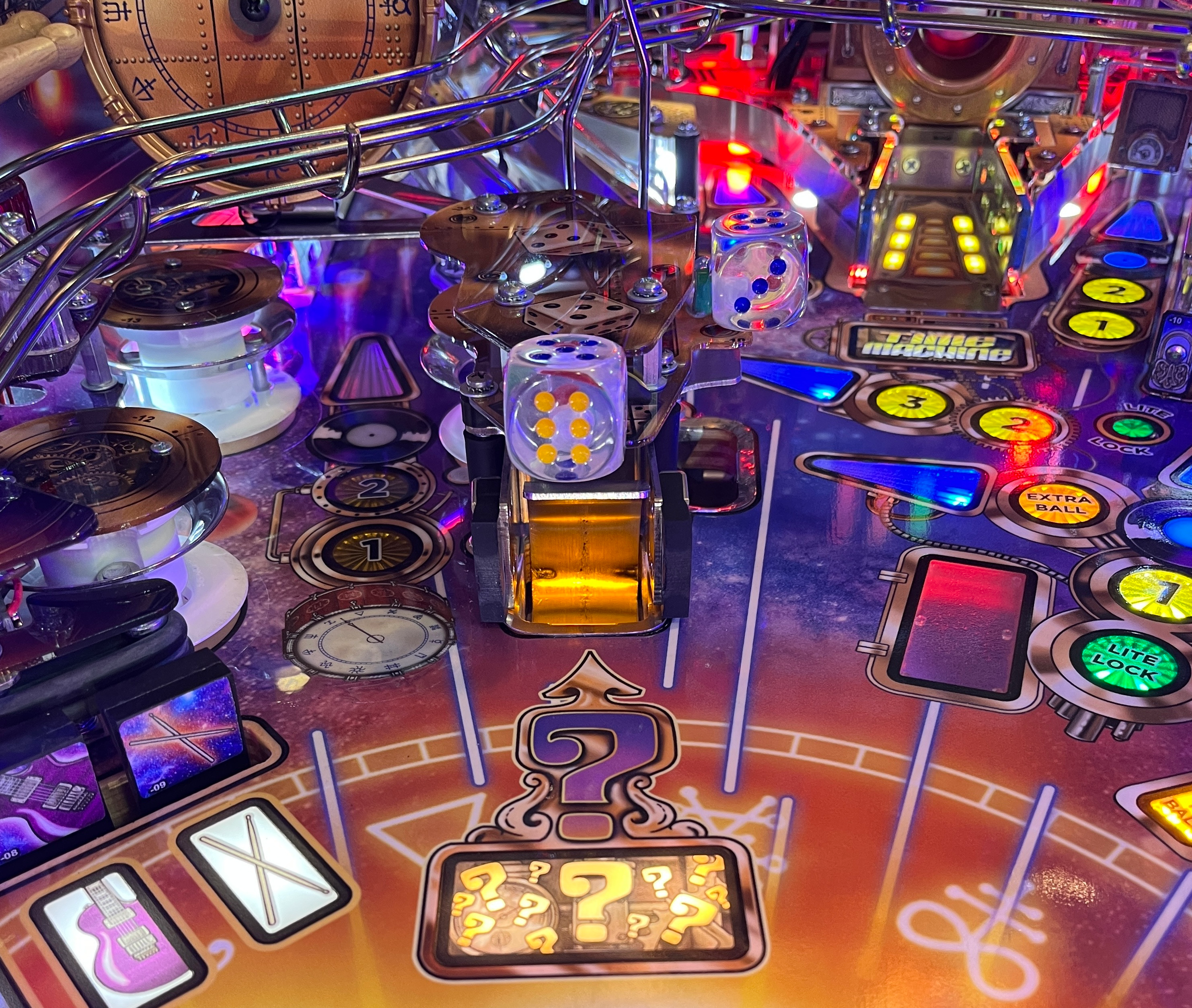 Rush Pinball Mystery Hole Illumination