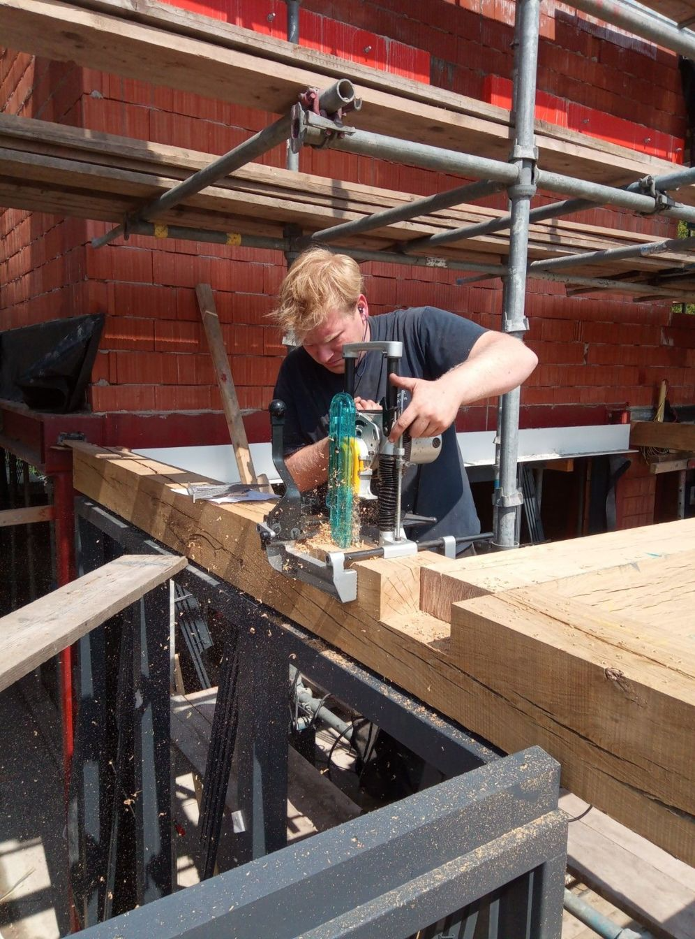eikenhouten pergola