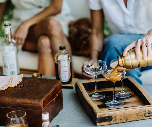 Signature Keys Coupe Cocktail Glasses