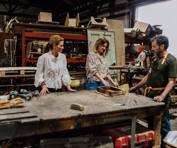 Pappy Van Winkle Bourbon Barrel Staveburst Mirror