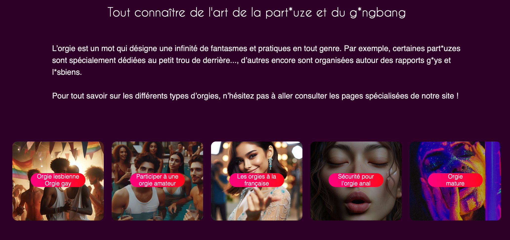 expérience sur Place libertine