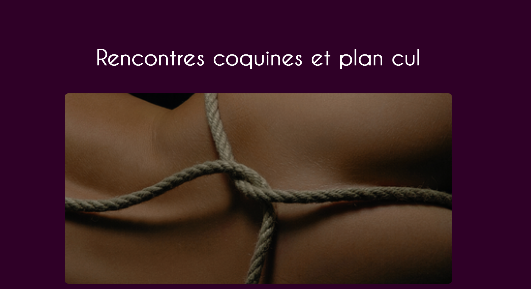 rencontres libertines sur Place Libertine