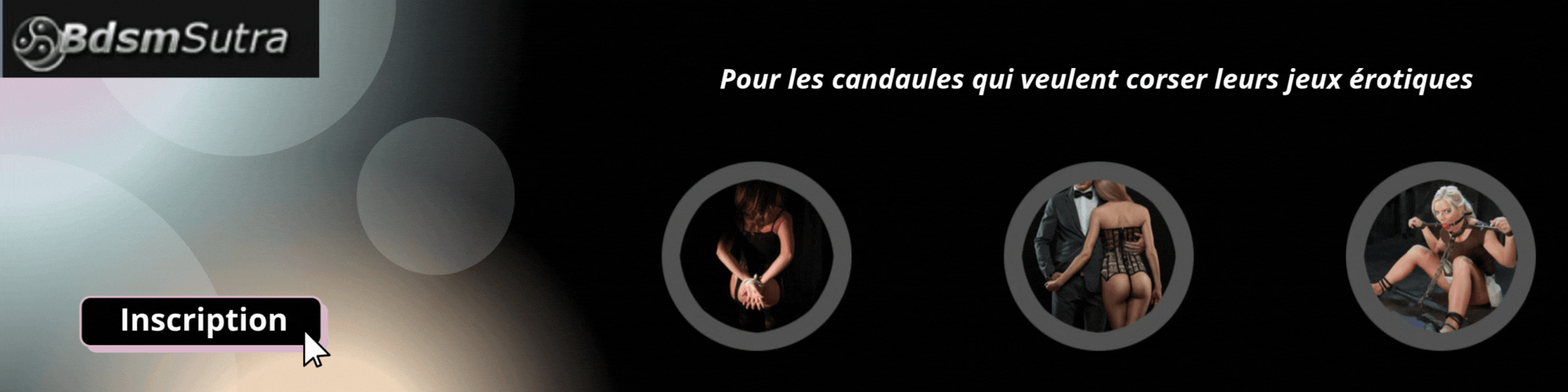 bannière du site bdmsutra pour les candaules qui pratiquent le bondage